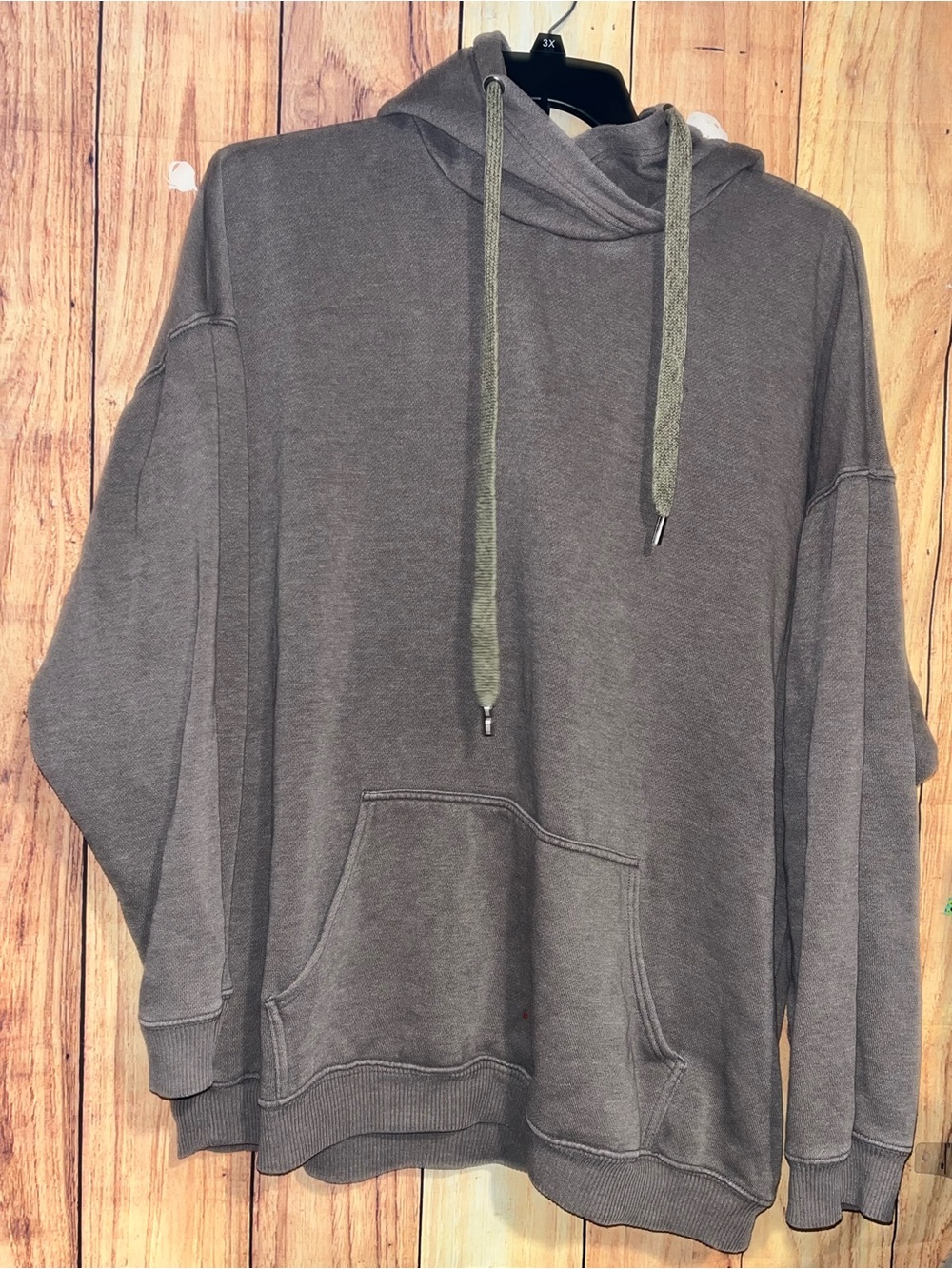 Aerie Oversized Hoodie Brown Size Large